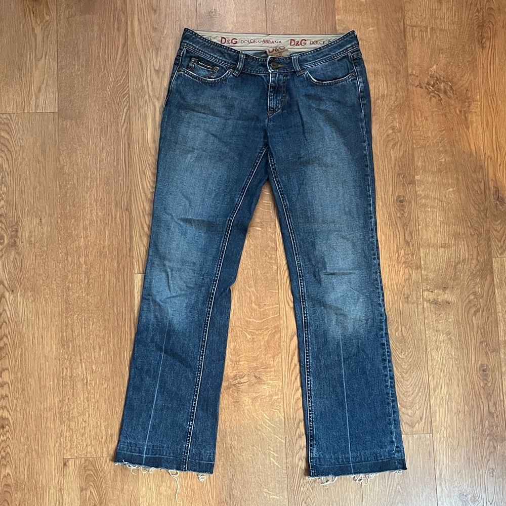 Dolce & Gabbana Women's Dark Wash Low Rise Jeans Size 27